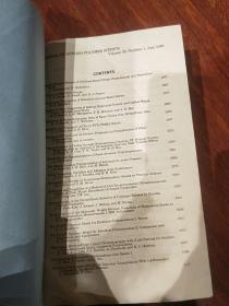 JOURNAL OF APPLIED POLYMER SCIENCE  VOL.32 NO.1 1986 应用聚合物科学杂志  英文原版