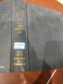 CAS REGISTRY HANDBOOK NUMBER SECTION 1984 化学文摘社登录号手册