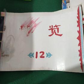 《自制剪报本（博览）》品好8品 内有非常多的伟大轶事 尤其是制者亲笔写的目录 非常漂亮的小隶体如图