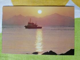 东海日出明信片