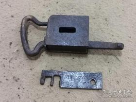 清代时期老物件，老铁锁挂锁