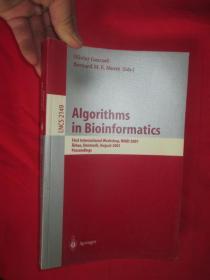 Algorithms in Bioinformatics: Firs        (小16开）    （详见图）