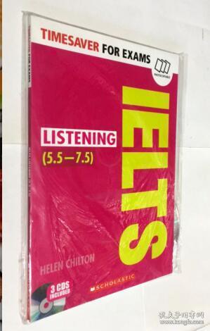 TIMESAVER FOR EXAMS IELTS LISTENING (5.5-7.5)  雅思考试  含3CD