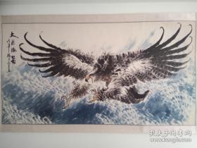 六尺国画 大展鸿图 雄鹰