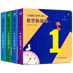 奇妙洞洞书系列四（共4册）形状数学颜色认知书撕不烂早教书幼儿智力开发玩具立体翻翻书宝宝启蒙