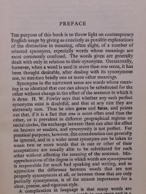 《词汇之选择：同义词解析》    The Choice of Words ：A Book of Synonyms With Explanations by V. H. Collins [ Longmans 1952年初版 ]（语言学）英文原版书