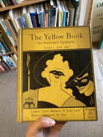 极其稀有珍贵历史意义1894年4月创刊The Yellow Book 黄面志 跨时代里程碑级别 文学艺术杂志比亚兹莱编辑创刊本volume 1！英国泰特美术馆常驻展展品同款