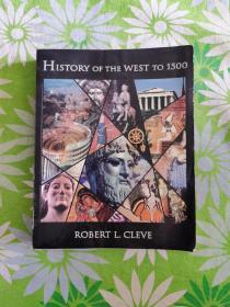 HISTORY OF THE WEST TO 1500