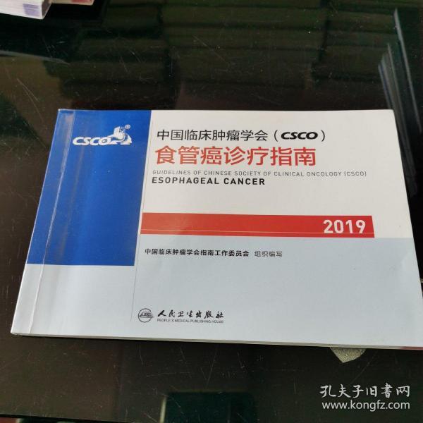 中国临床肿瘤学会(CSCO)食管癌诊疗指南2019