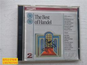 CD 光盘二碟装： The Best of Handel 亨德尔精选  马里纳,海廷克,马泽尔等指挥  条形码028945402925