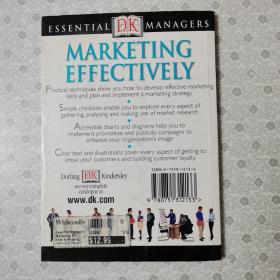 32开英文原版铜板彩印 Marketing Effectively