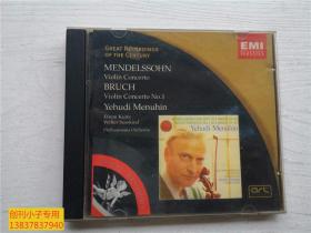 CD 光盘一碟装： MENDELSSOHN VIOLIN CONCERTO BRUCH724356695825
 是条形码