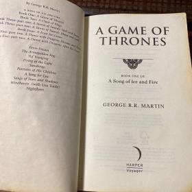 A Game of Thrones：Book 1 of a Song of Ice and Fire