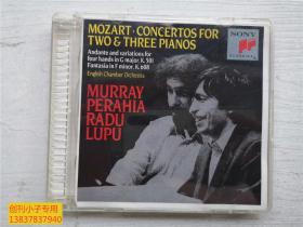 CD 光盘一碟装：MOZART CONCERTOS FOR TWO THREE PIANOS  5099704491523
是条形码