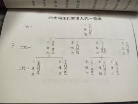 临汾尧都王氏创修《北太涧村王氏家谱》（一册全）
王氏族谱宗谱家乘
始祖王保富。字辈：保元逢文春民。地址：山西省临汾市尧都区吴村镇北太涧村。