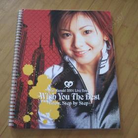 仓木麻衣 MAI KURAKI 2004 LIVE TOUR wish you the best演唱会场刊  日版