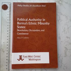 Political Authority in Burma's Ethnic Minority States