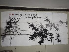 安徽宿州萧县画家石林。竹子兰草。