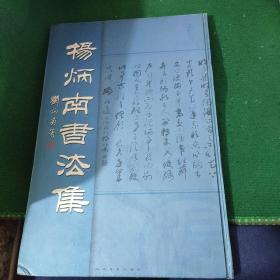 《杨炳南书法集》8开硬精装 品好 封底书皮有轻微磨损如图 仅印1.2千册 一版一印