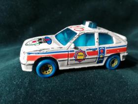 1985版matchbox火柴盒玩具警车车模 比例1：57