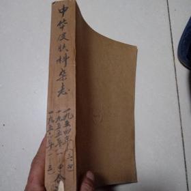 中华皮肤科杂志 1954年3.4 1955年1-4 1956年1-3 共计9期合售