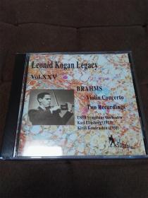 稀少极品珍藏 小丑唱片 ARL 柯岗-勃拉姆斯-小提琴协奏曲/ KOGAN 柯冈/科岗 Leonid Kogan Legacy Vol.XXV BRAHMS 两个录音