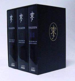 预售新版中土历史美国版三卷版精装盒装The History of Middle-Earth Boxed Set