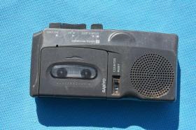 90年代 三洋牌 声控录音袖珍录音机 老物件摆设