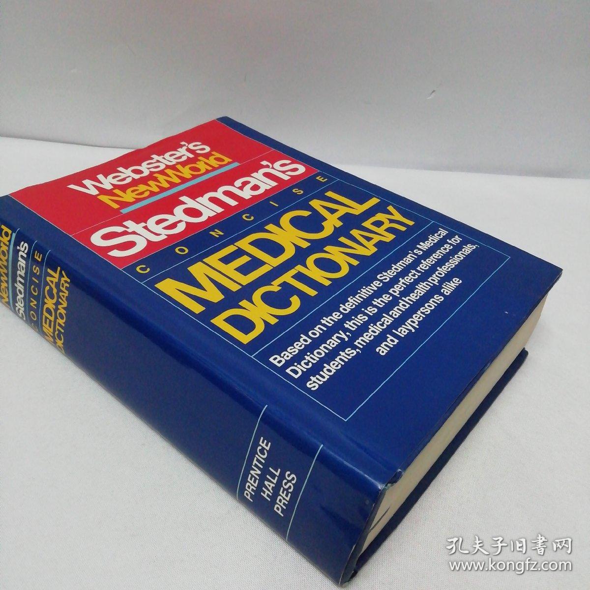 WEBSTER'S NEW WOLD:MEDICAL DICTIONARY