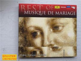 CD 光盘一碟装：BEST OF MUSIQUE DE MARIAGE  028947140528
是条形码