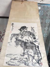 黄胄 1981年任中国画研究院副长中国美术家协会常务理事 作品 原装原表