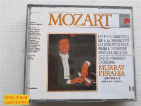CD 光盘四碟装：莫扎特钢协全集10 英国皇家乐团 培拉希亚 6920498404415是条形码