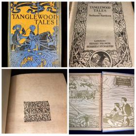 【特价】1890s古董童书Tanglewood Tales探戈林故事集 希腊神话儿童改写版