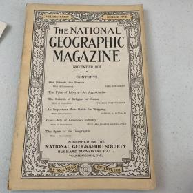 现货 national geographic美国国家地理1918年11月法国，俄罗斯宗教，巴拿马运河灯塔，煤炭