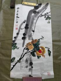 著名画家张正画一幅