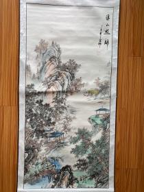 国画 刘继伟字画 名家画 风景画山水画水墨画 溪山游归图 名家字画