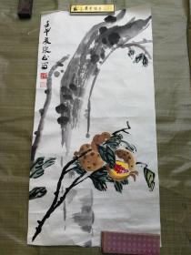 著名画家张正画作一幅