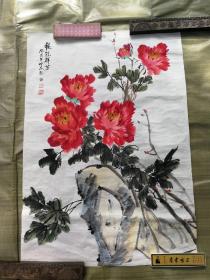 著名画家张正画《艳冠群芳》