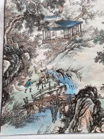 国画 刘继伟字画 名家画 风景画山水画水墨画 溪山游归图 名家字画