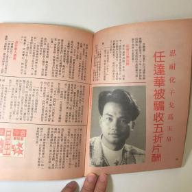 任达华 32开 香港原版杂志彩页