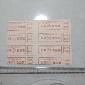 邯郸市食品公司食品票()