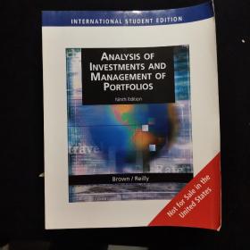 Analysis of Investments and Management of Portfolios