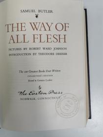 The Way Of All Flesh 《众生之路》samuel butler 塞缪尔 巴特勒 easton press 1980年出版 真皮精装 收藏版 世界100伟大名著系列丛书