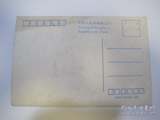 中国人民邮政明信片（空白片，益阳市人民印刷厂）（85821）