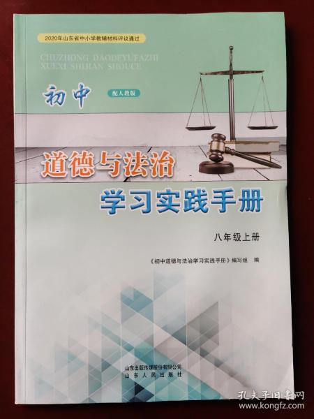 初中道德与法治学习实践手册  八年级 上册 （配人教版）