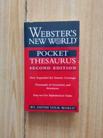WEBSTER SNEW WORLD POCKET THESAURUS