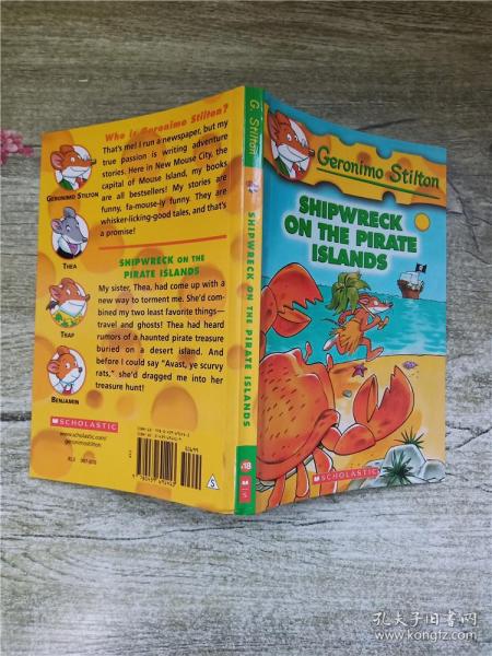 Geronimo Stilton #18: Shipwrecked on the Pirate Islands  老鼠记者18：夺宝奇鼠