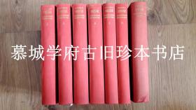 1957年版布面精装/烫金书名/圣经纸印刷《黑塞文集》7卷（全）包括《诗歌》、《在轮下》、《荒原狼》、《玻璃球游戏》、《释迦摩尼》等 HERMANN HESSE: GESAMMELTE SCHRIFTEN