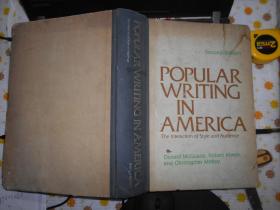 POPULAR WRITING IN AMERICA