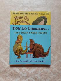 英文有声绘本 How Do Dinosaurs 家有恐龙系列 【6册合售】